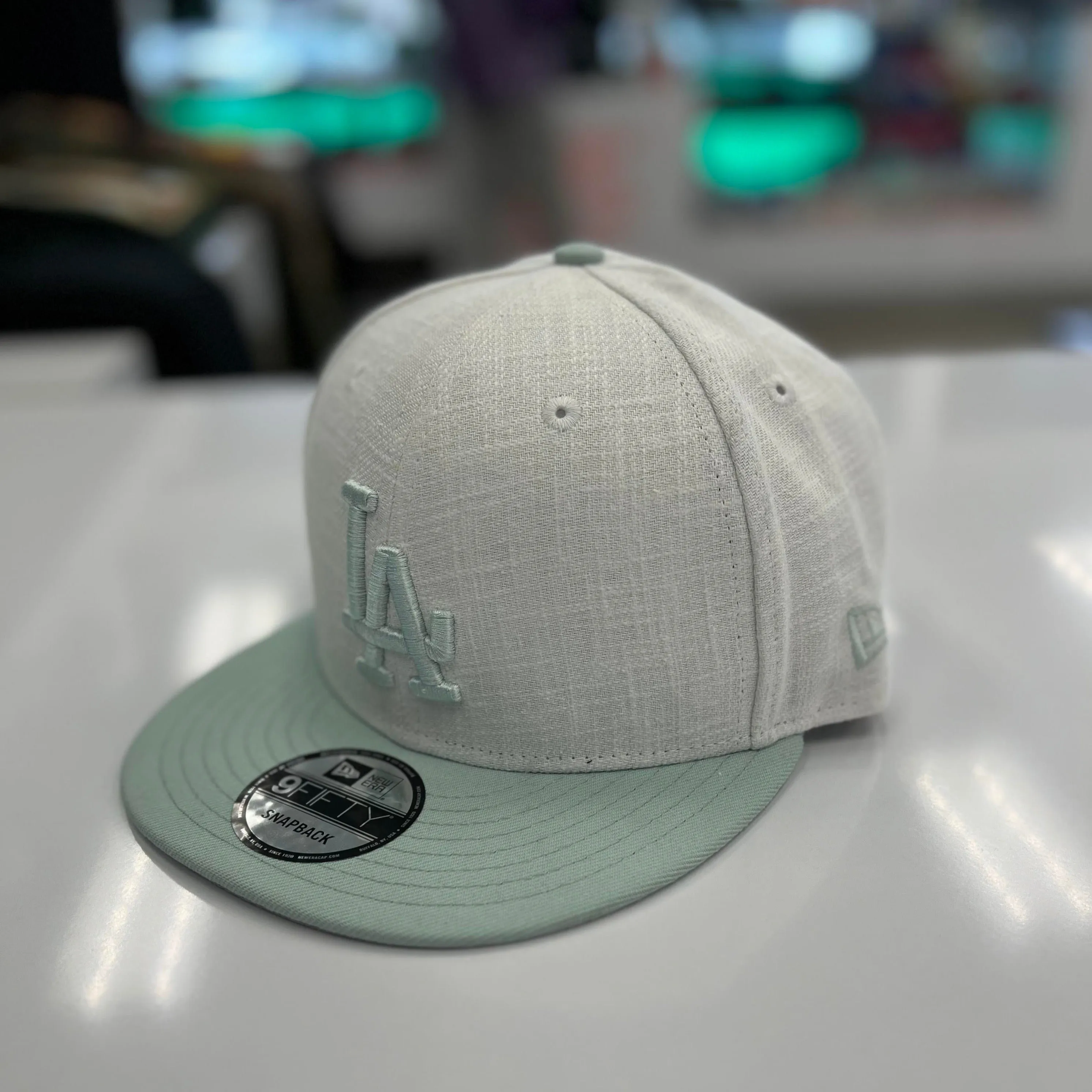 NEW ERA 950 LOS DODGERS MINTY BREEZE WHITE