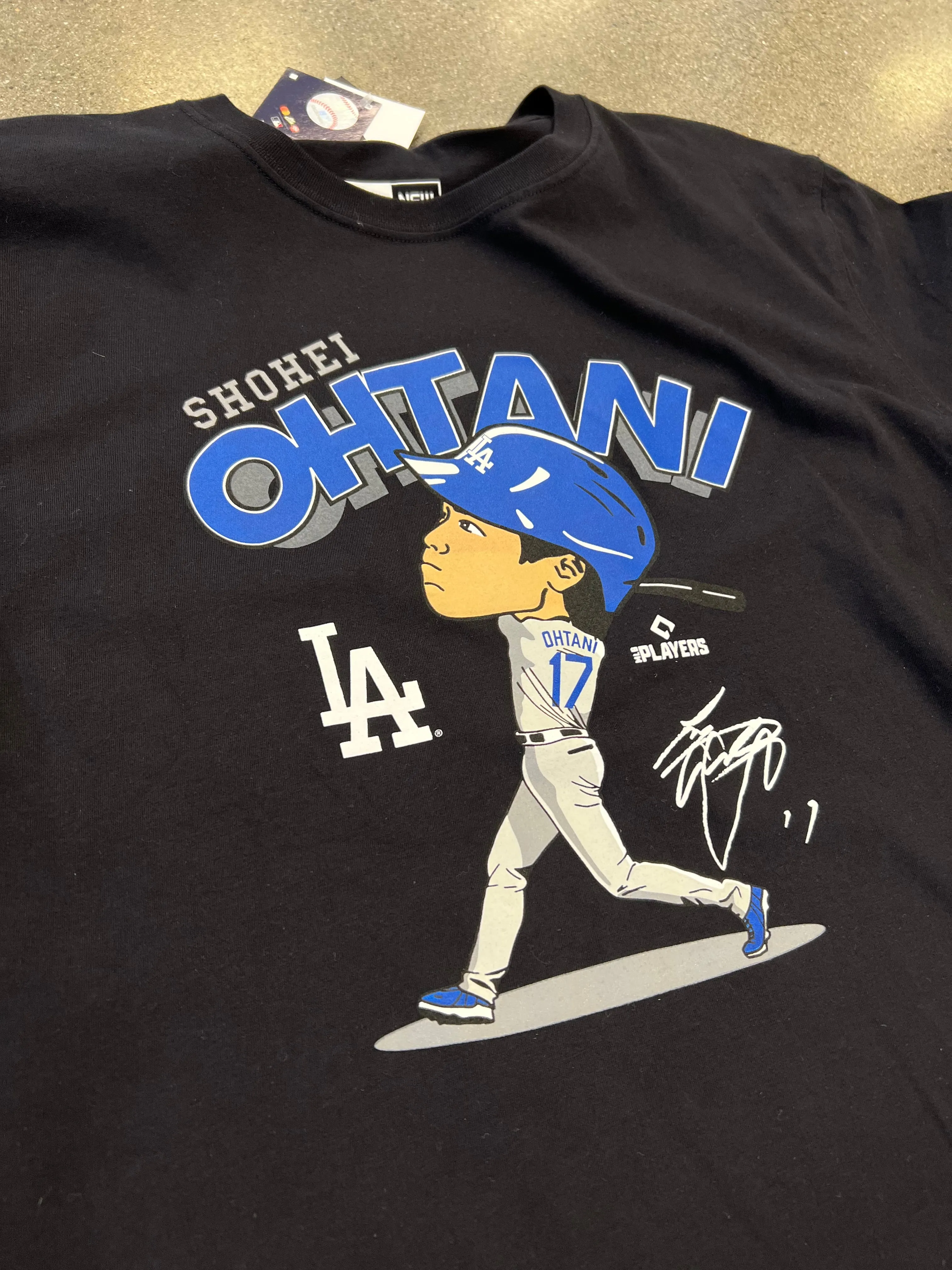 NEW ERA LOS DODGERS SHOHEI OHTANI BATTING TEE BLACK