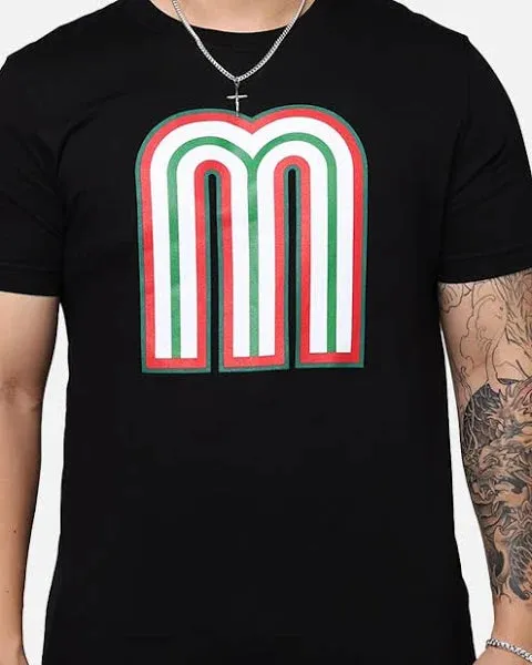 NEW ERA SHIRT MEXICO WORLD BASEBALL CLASSIC  BLACK