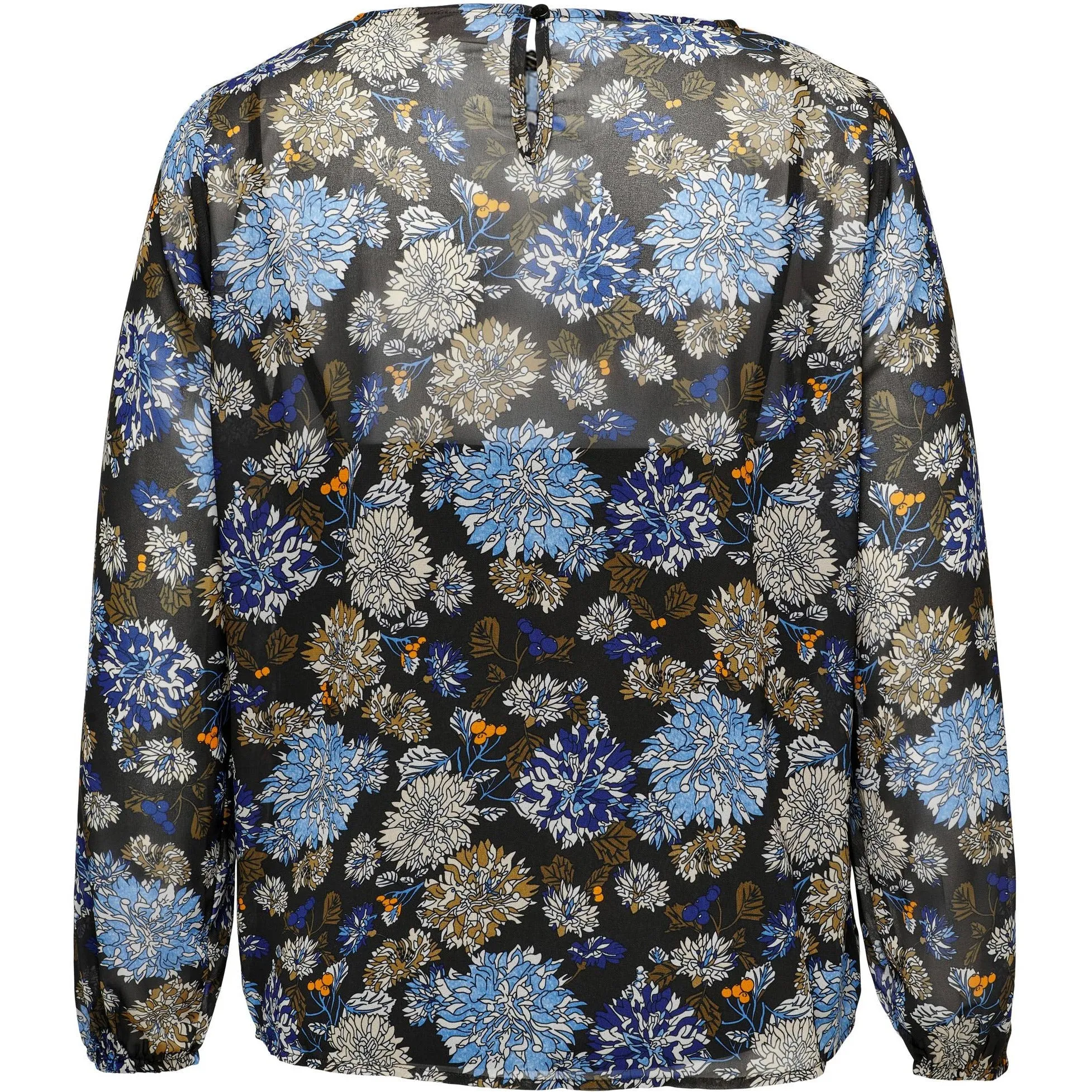 Only Carmakoma Blouse in Chrysanthemum Print