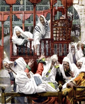 Possessed Man in the Synagogue - Tissot