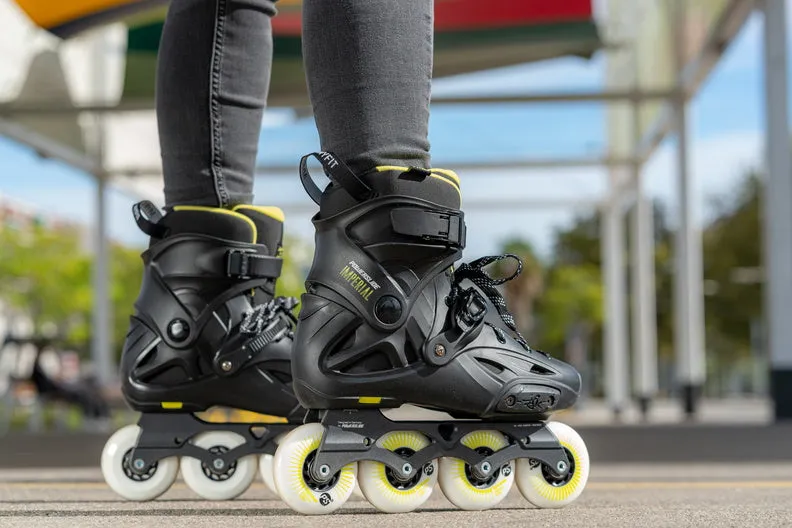 POWERSLIDE - One Imperial Black/Yellow 80 Urban Inline Skates (CLEARANCE SALE!)