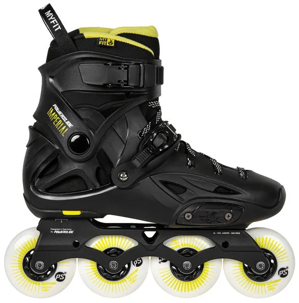 POWERSLIDE - One Imperial Black/Yellow 80 Urban Inline Skates (CLEARANCE SALE!)