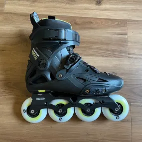 POWERSLIDE - One Imperial Black/Yellow 80 Urban Inline Skates (CLEARANCE SALE!)