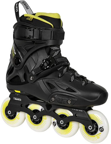 POWERSLIDE - One Imperial Black/Yellow 80 Urban Inline Skates (CLEARANCE SALE!)