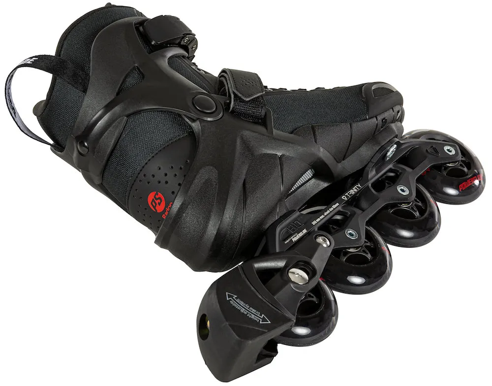 POWERSLIDE - Phuzion Radon 80 Black Inline Skates (PHUZION SALE!)