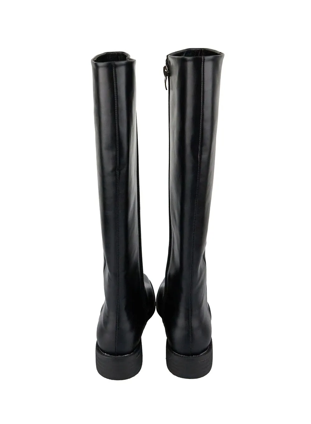 Solid Leather Long Boots OG419