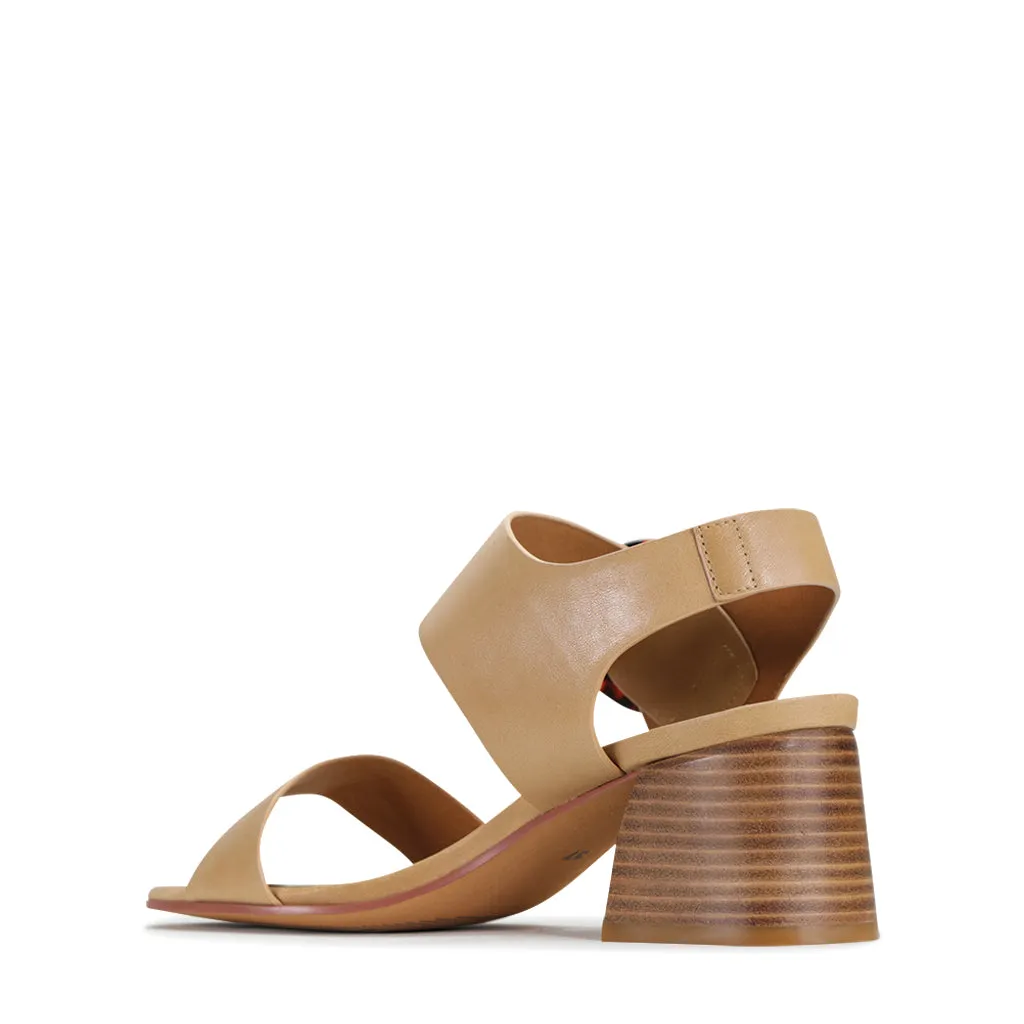 Status Leather Ankle Strap Sandals