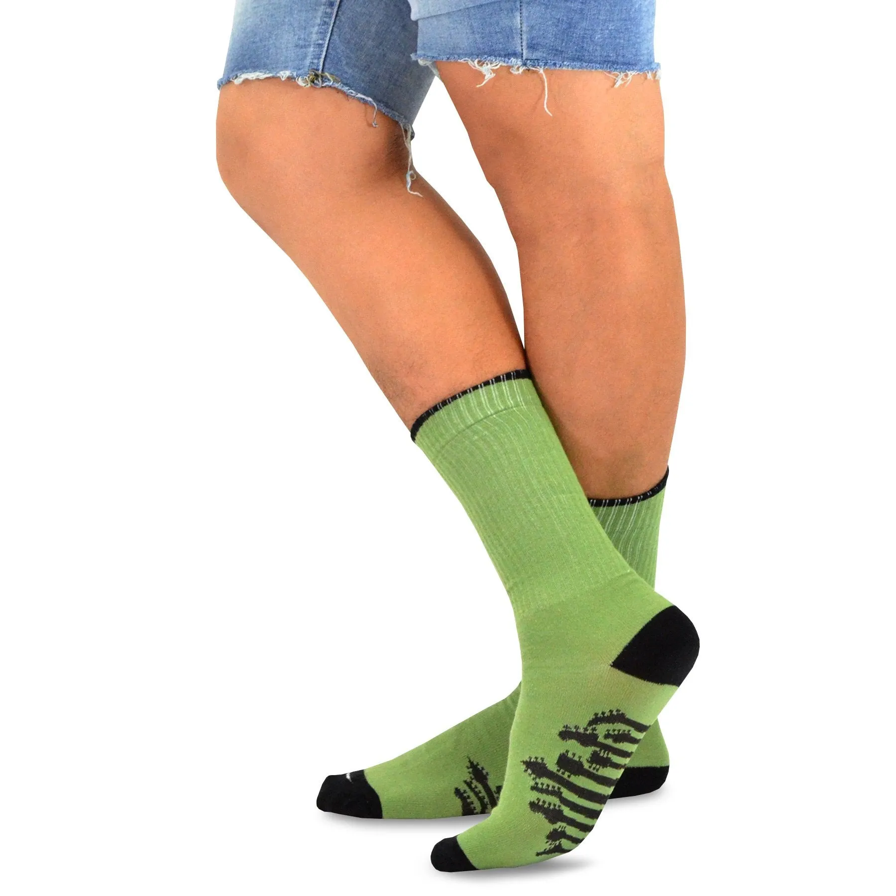 TeeHee Socks Men's Halloween Cotton Crew Assorted 6-Pack (50616)