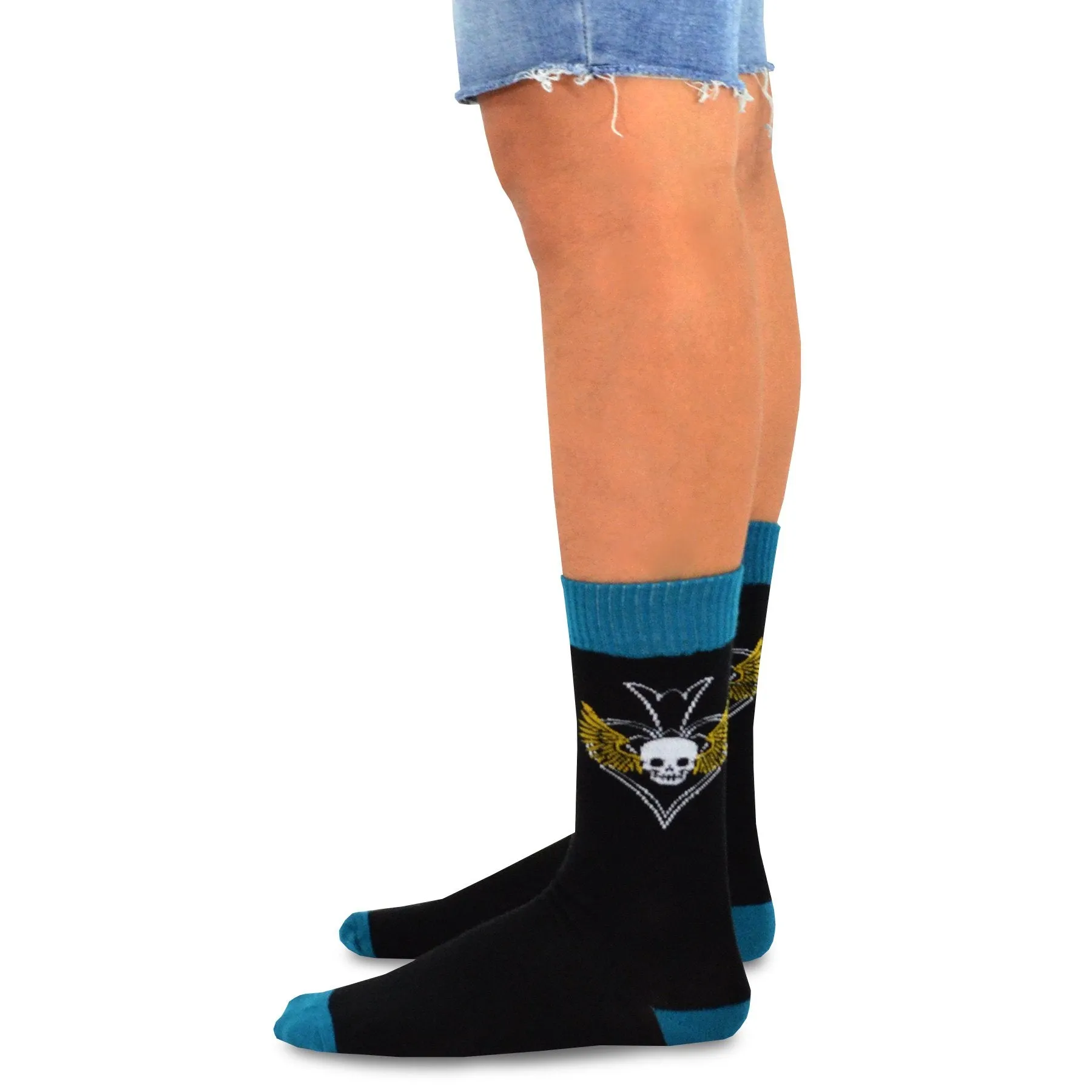 TeeHee Socks Men's Halloween Cotton Crew Assorted 6-Pack (50616)