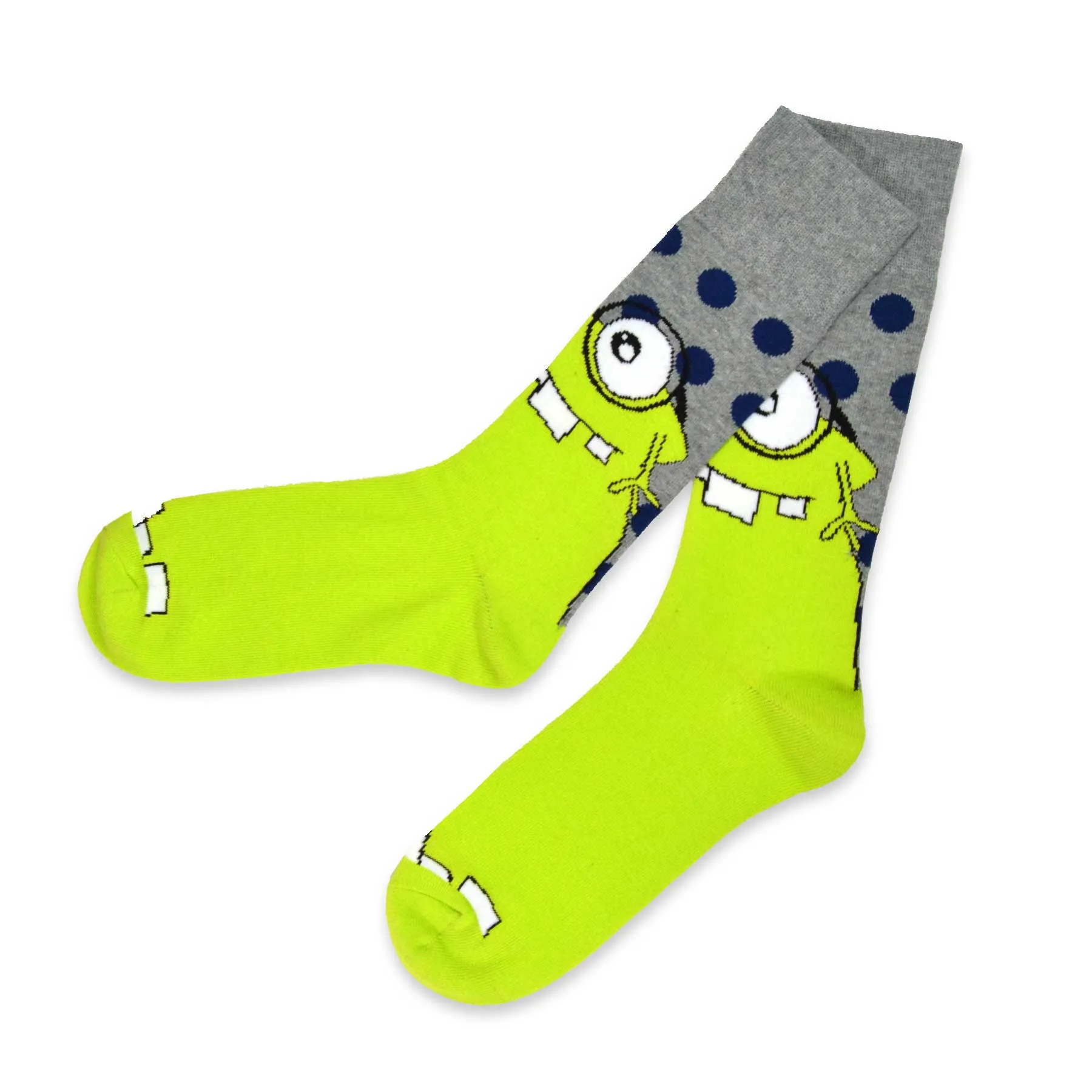 TeeHee Socks Men's Halloween Cotton Crw Monster 3-Pack (50619)