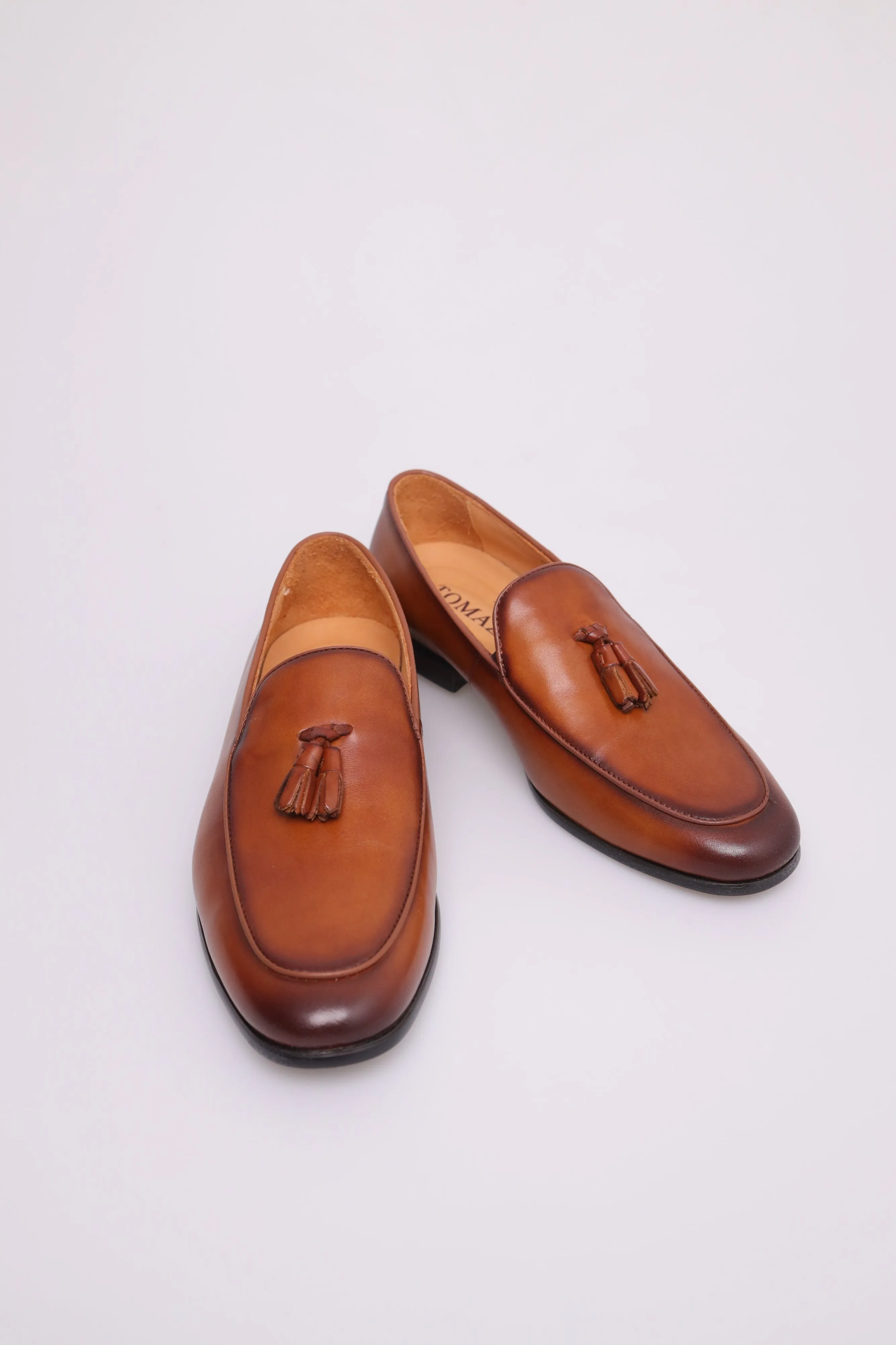 Tomaz F353 Men's Tassel Loafer (Brown)