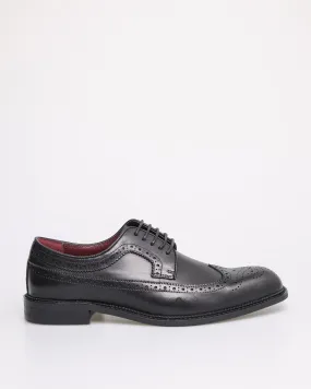 Tomaz HF044 Men's Wingtip Derby (Black)