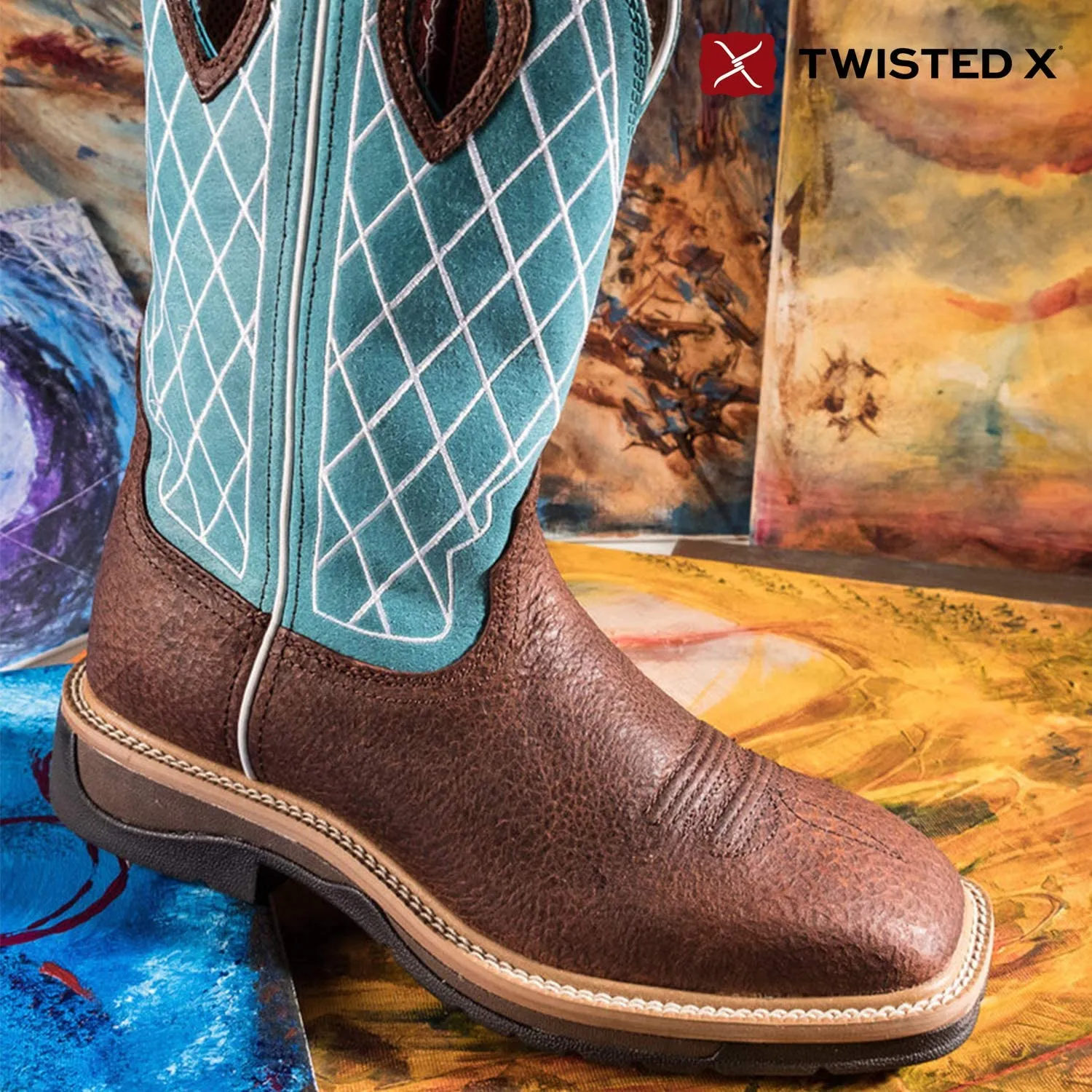 Twisted X Men's Steel Toe Western Work Boot