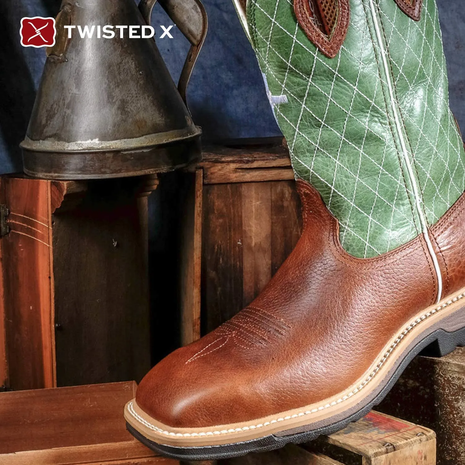 Twisted X Men's Steel Toe Western Work Boot